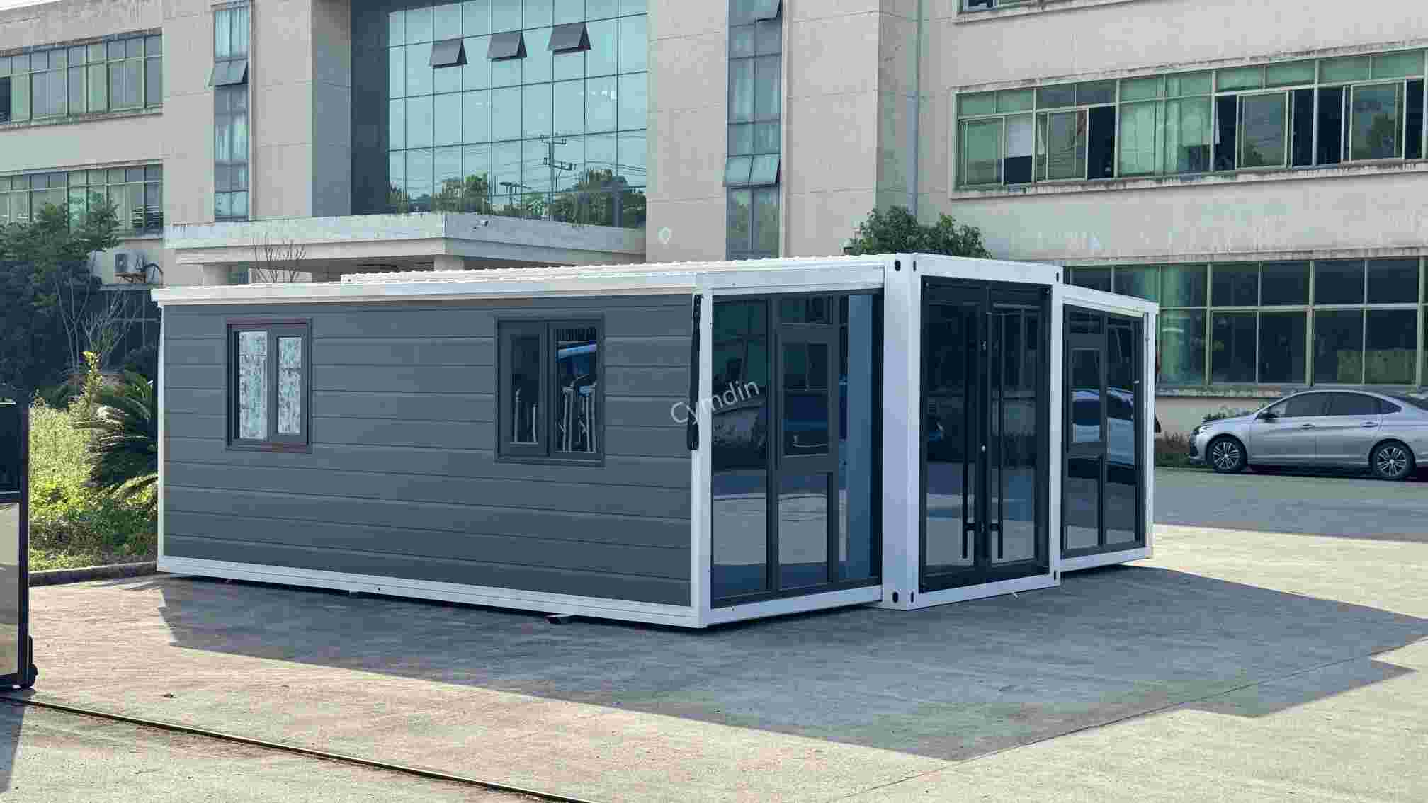 Why Choose a Foldable Temporary Office Double Wing Extension Room?