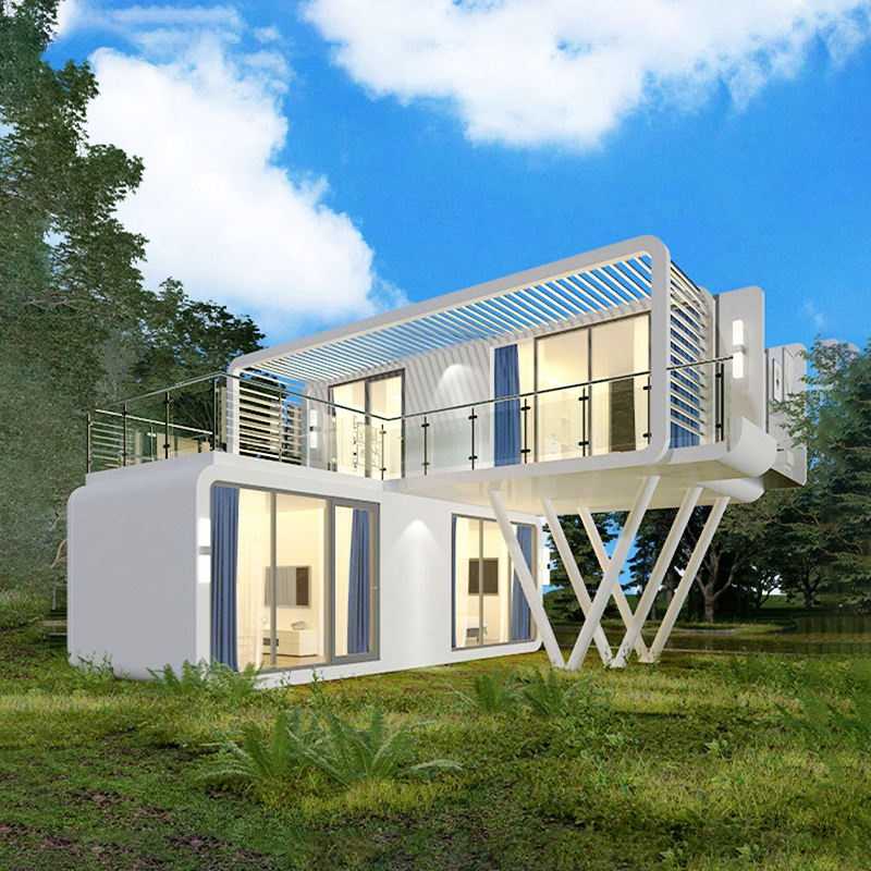 New Creative Combination Double Apple Cabin: A Modern Mobile Living Space for Versatile Applications